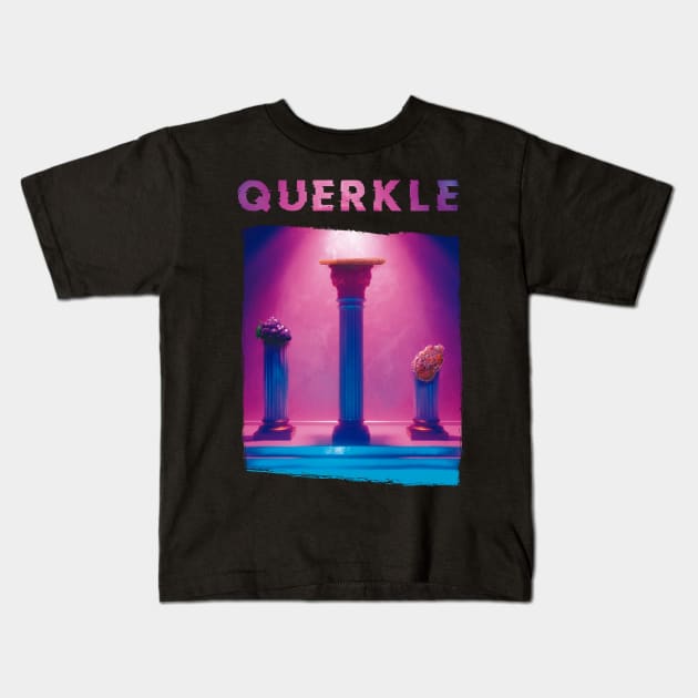 Querkle Weed Strain Surrealism Version Kids T-Shirt by Ferrazi